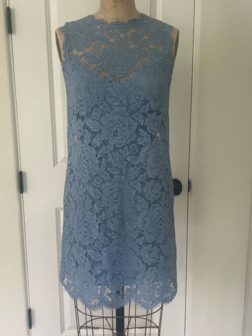 Dolce & Gabbana Lace Logo Dress